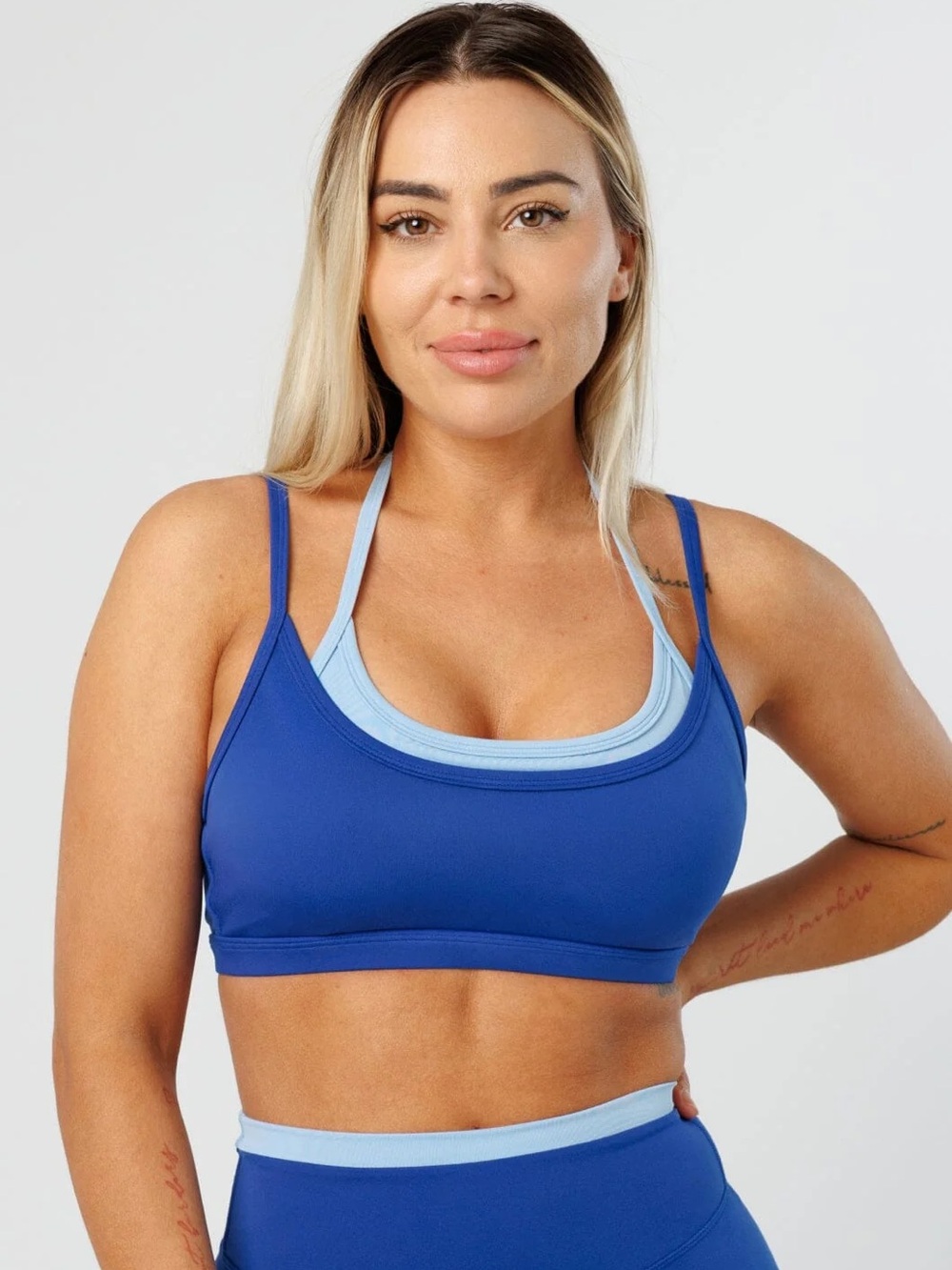 Paragon Fitwear Royal Blue & Light Blue Layered Set